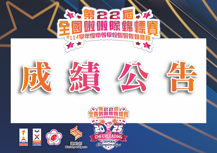 2025全國啦啦隊錦標賽暨114學年中等學校啦啦隊錦標賽