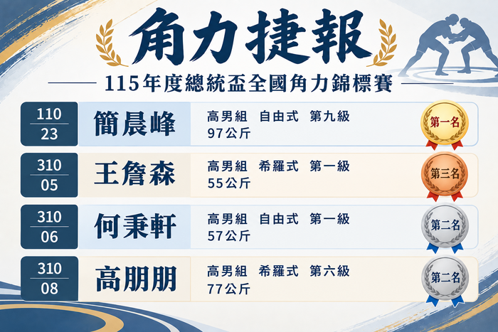 角力捷報