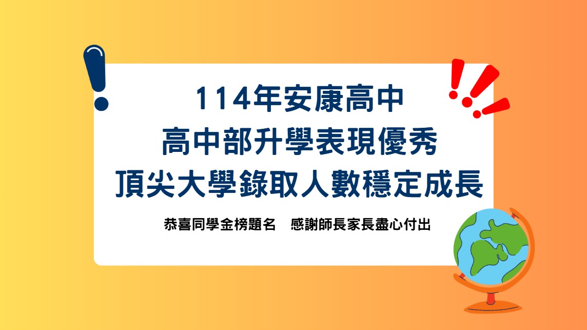 114高中升學佳績