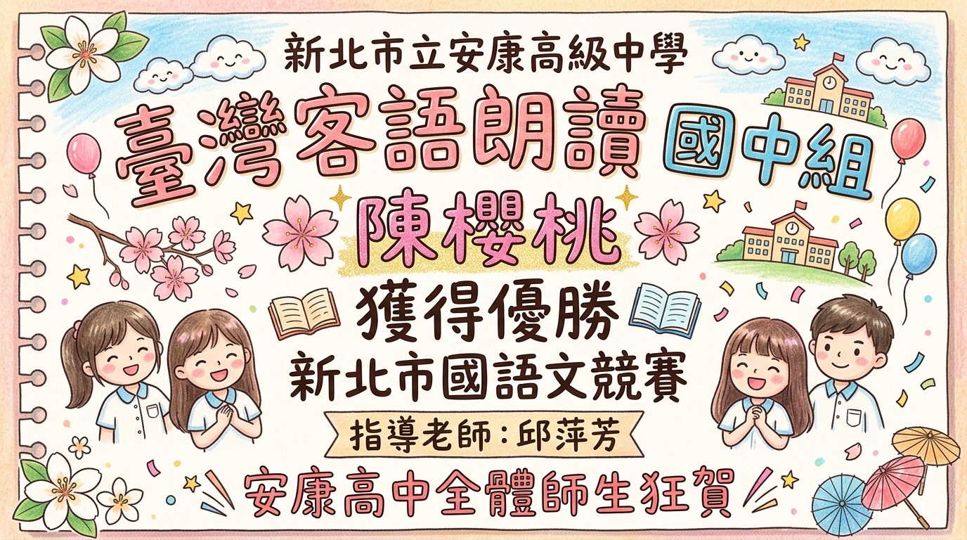 客語朗讀國中組優勝